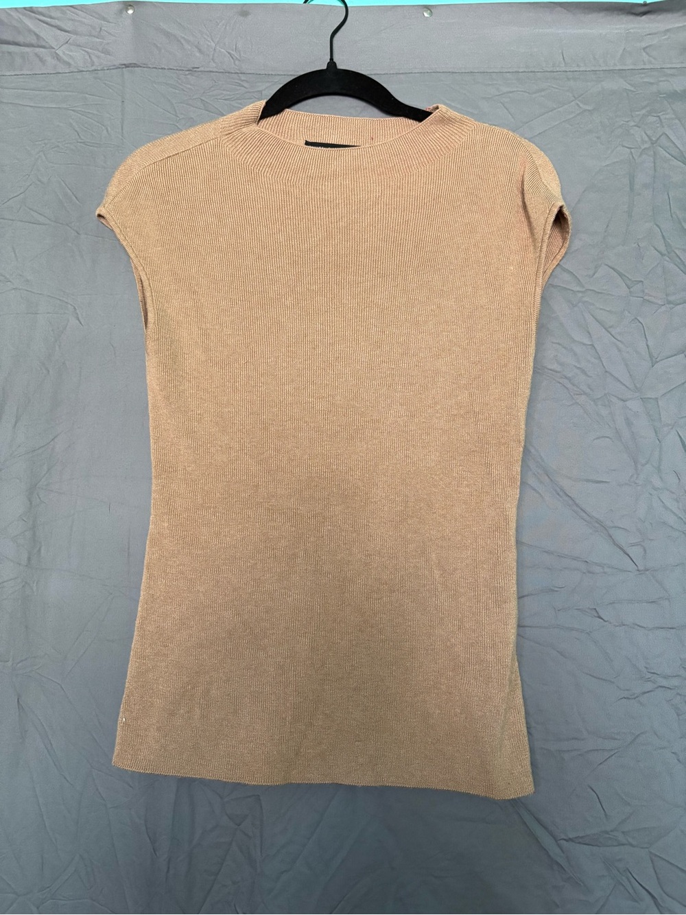 Sleeveless Knit Top in Beige - Women